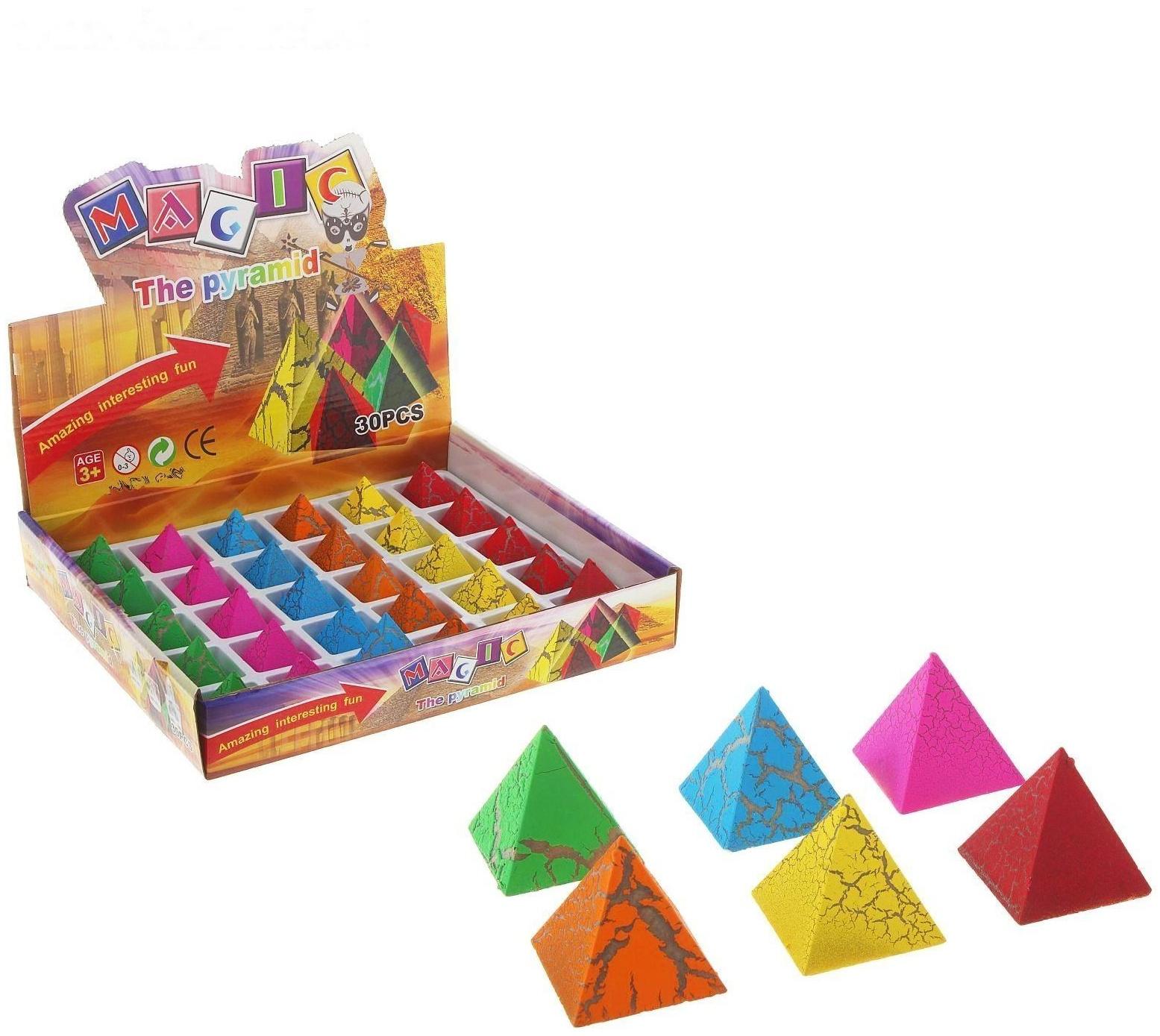 Детский набор для опытов «Растущие фигурки. Загадка пирамиды», МИКС