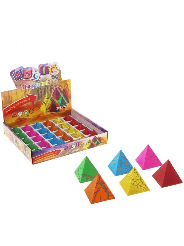Детский набор для опытов «Растущие фигурки. Загадка пирамиды», МИКС