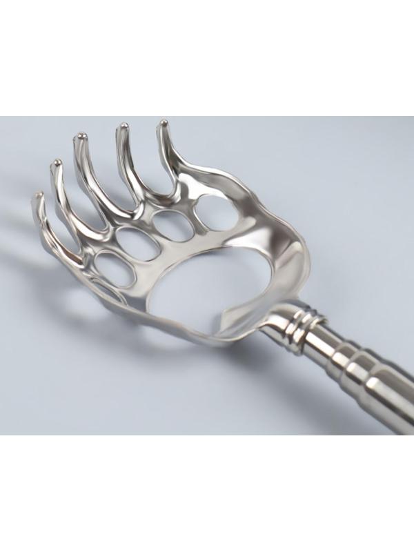 Массажёр - чесалка «Лапа», с раздвижной ручкой, 21/58 см, цвет МИКС