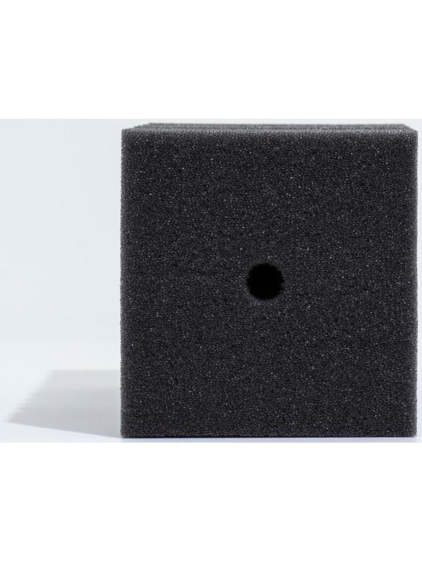 Губка прямоугольная для фильтра турбо № 15, 12 х 12 х 20 см, серая