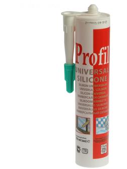 Герметик Soudal Profil, силиконовый, универсальный, бесцветный, 270 мл