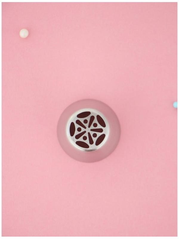 Насадка кондитерская «Цветок», d=3,5 см, выход 1,9 см, нержавеющая сталь