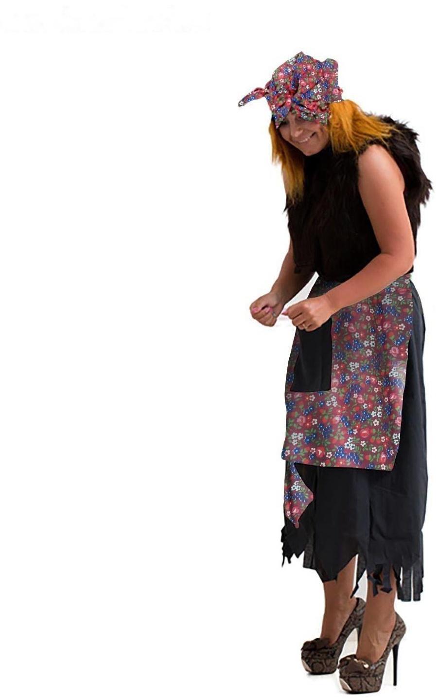 Карнавальный костюм «Баба-яга», р. 44-50, рост 170 см, цвета МИКС