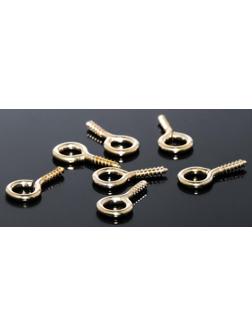 Держатель для кулона винтовой СМ-936, (набор 10шт) 1,2*0,5*1см, цвет золото