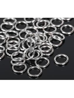 Кольцо соединительное 1,4*10мм (набор 50 гр, ±145 шт) СМ-984, цвет серебро