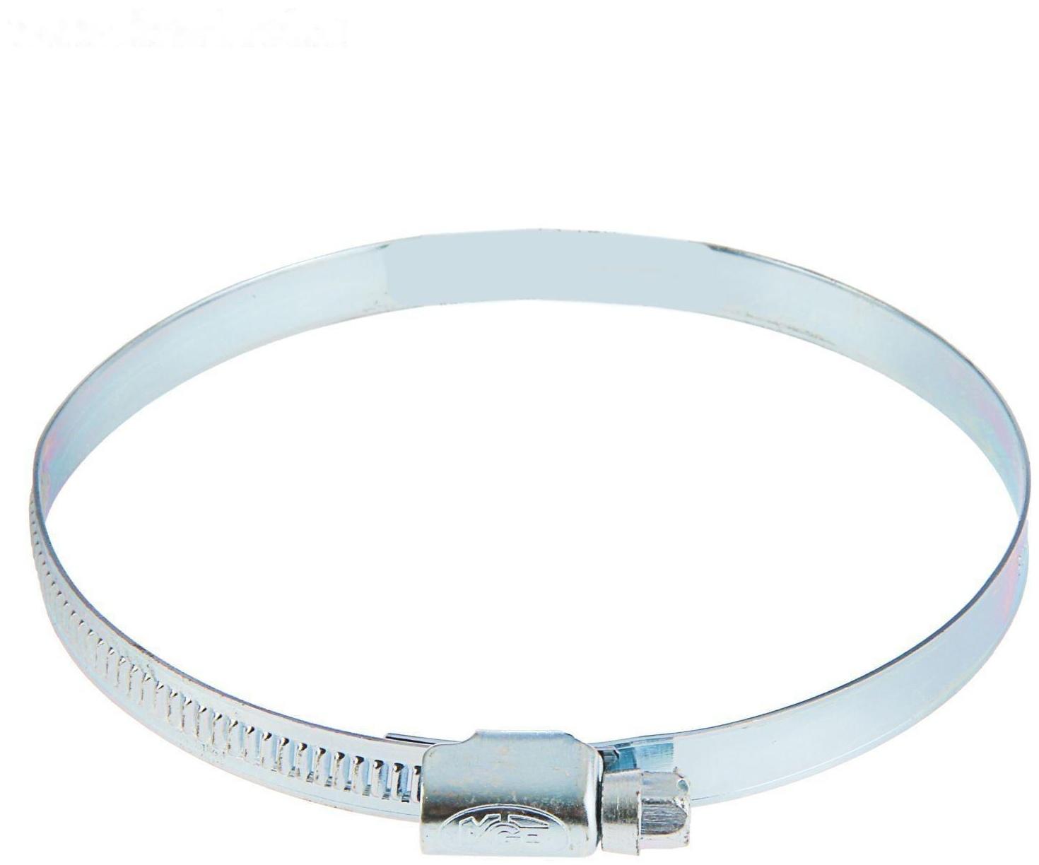 Хомут червячный MGF, диаметр 80-100 мм, ширина ленты 9 мм, оцинкованный