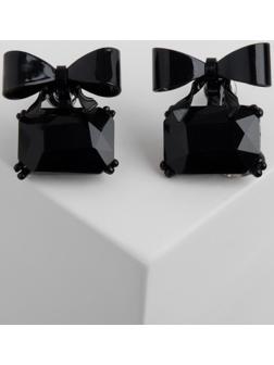 Серьги со стразами 