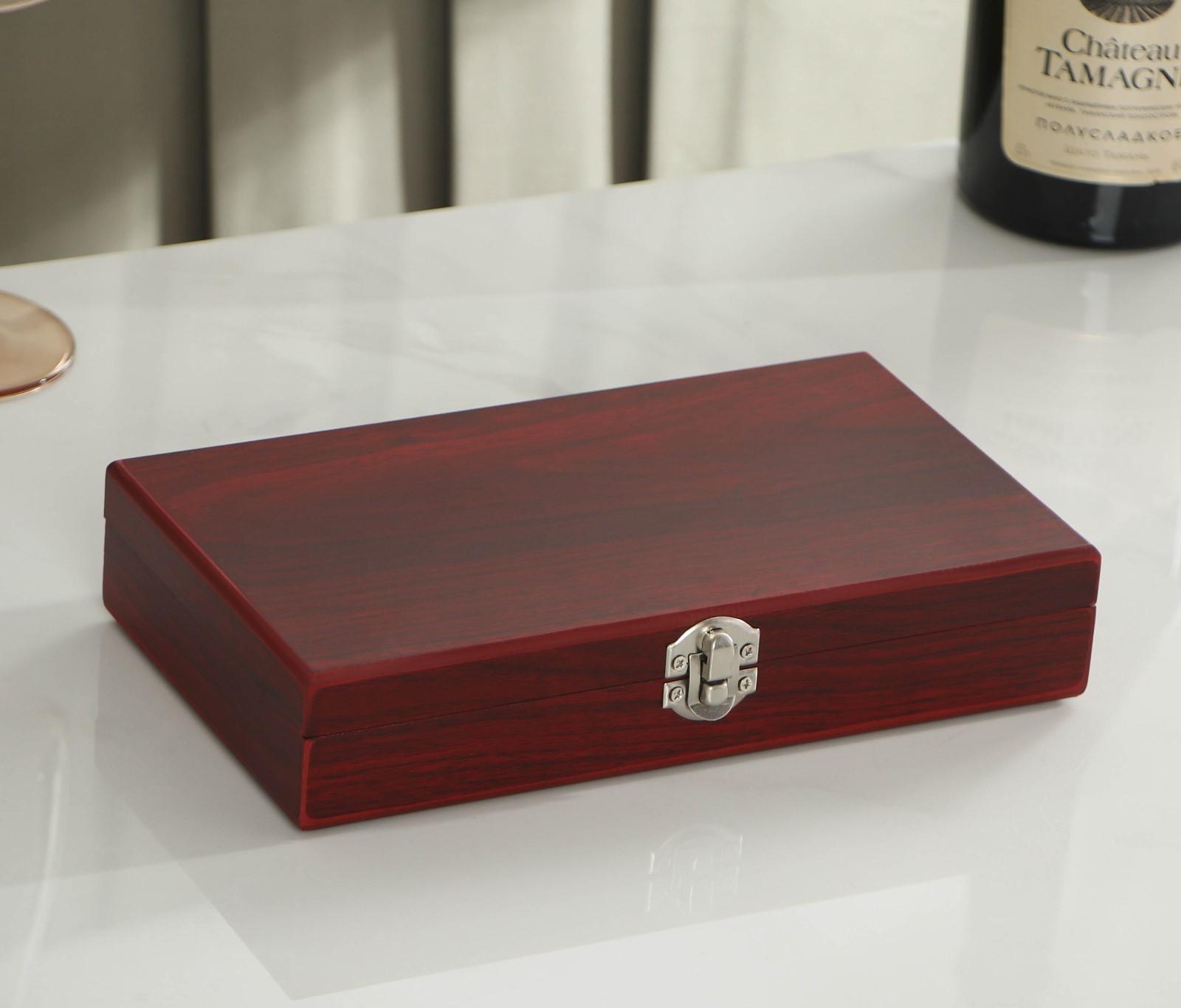 Набор для вина, 5 предметов: штопор, каплеуловитель, пробка, термометр, резец для фольги