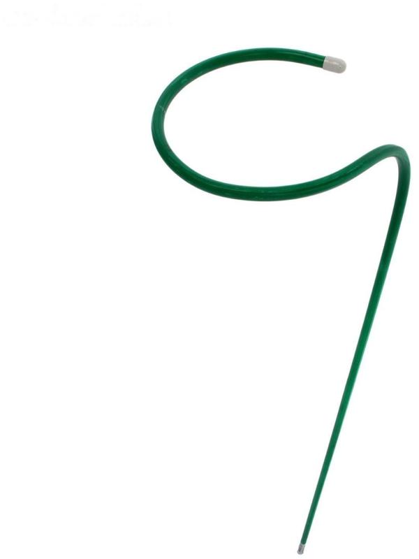 Кустодержатель для цветов, d = 30 см, h = 120 см, ножка d = 1 см, металл, зелёный