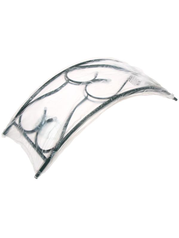 Арка садовая, разборная, 230 × 125 × 36,5 см, металл, зелёная