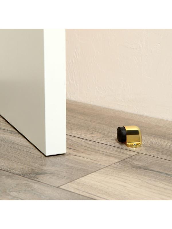 Упор дверной U104GP, d=25 мм, h=30 мм, цвет золото