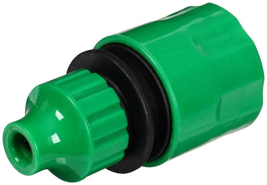 Коннектор для капельной трубки, 6 мм, быстросъёмное соединение, пластик