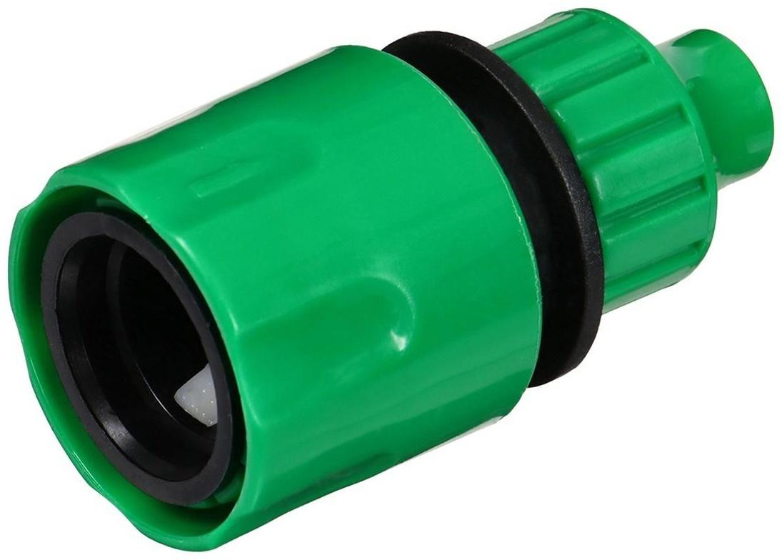 Коннектор для капельной трубки, 6 мм, быстросъёмное соединение, пластик