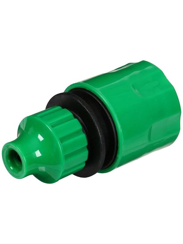 Коннектор для капельной трубки, 6 мм, быстросъёмное соединение, пластик