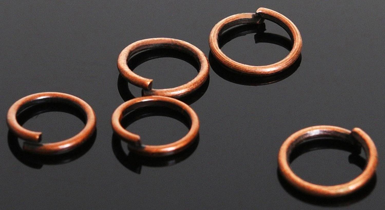 Кольцо соединительное 0,6 х 5мм (набор 50гр) СМ-973, цвет меди