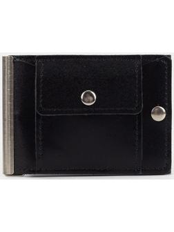 Зажим для купюр на кнопке, цвет чёрный