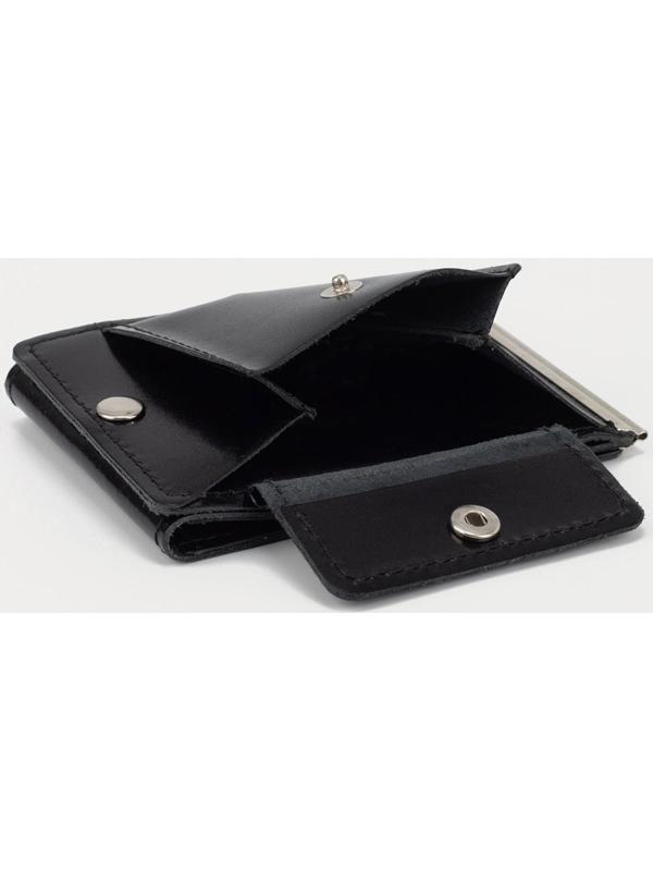 Зажим для купюр на кнопке, цвет чёрный