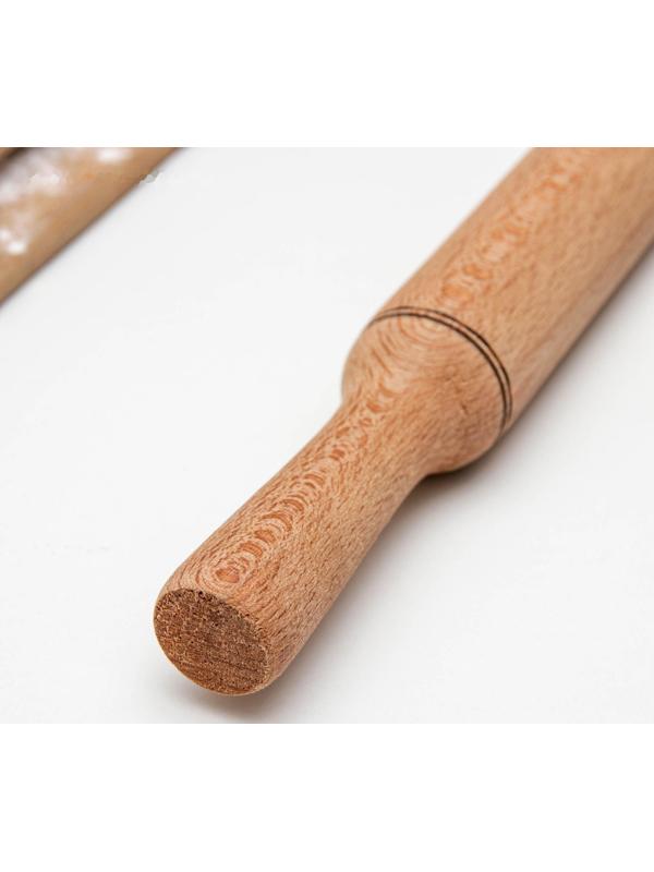 Скaлкa с ручками Премиум «Буковaя», 43×4,5×4,5 см, бук