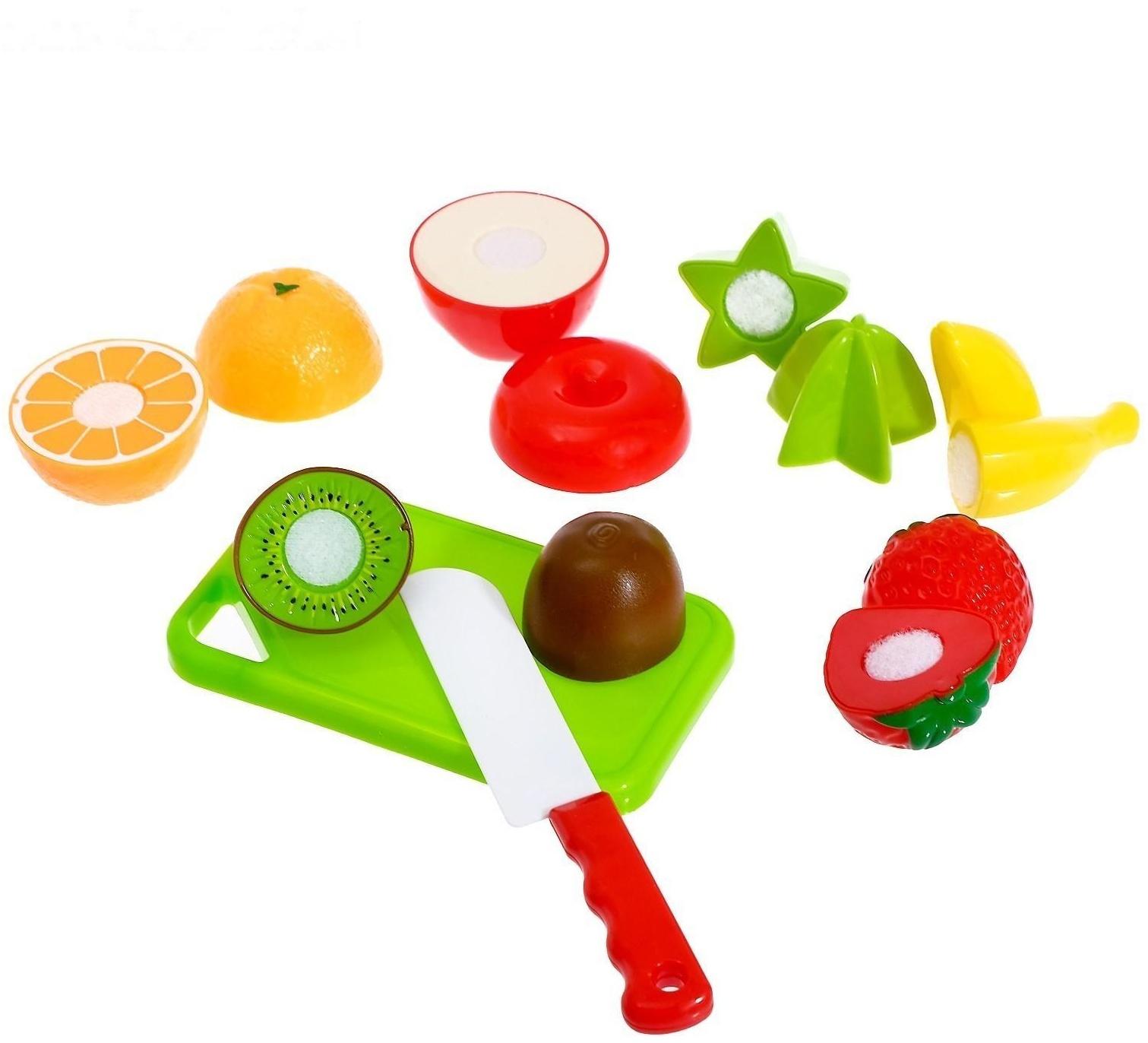 Набор продуктов для нарезки «Фруктики», на липучках, 8 предметов