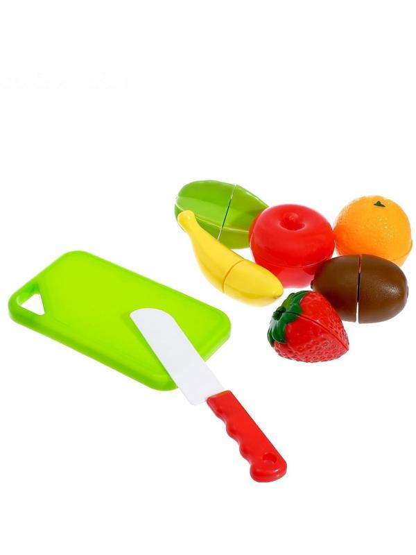 Набор продуктов для нарезки «Фруктики», на липучках, 8 предметов