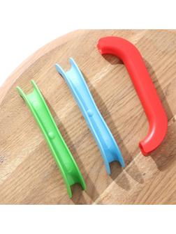 Набор ручек-держателей для пакетов 3 шт, цвет МИКС