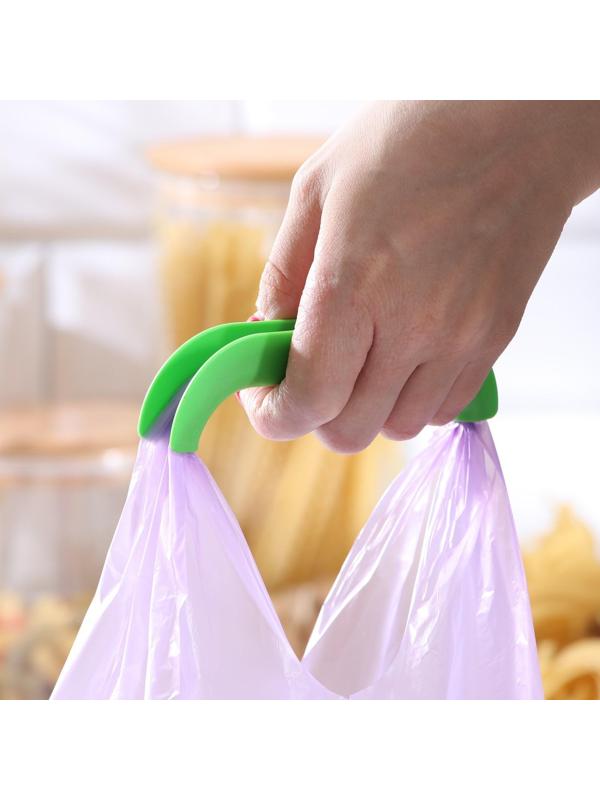 Набор ручек-держателей для пакетов 3 шт, цвет МИКС