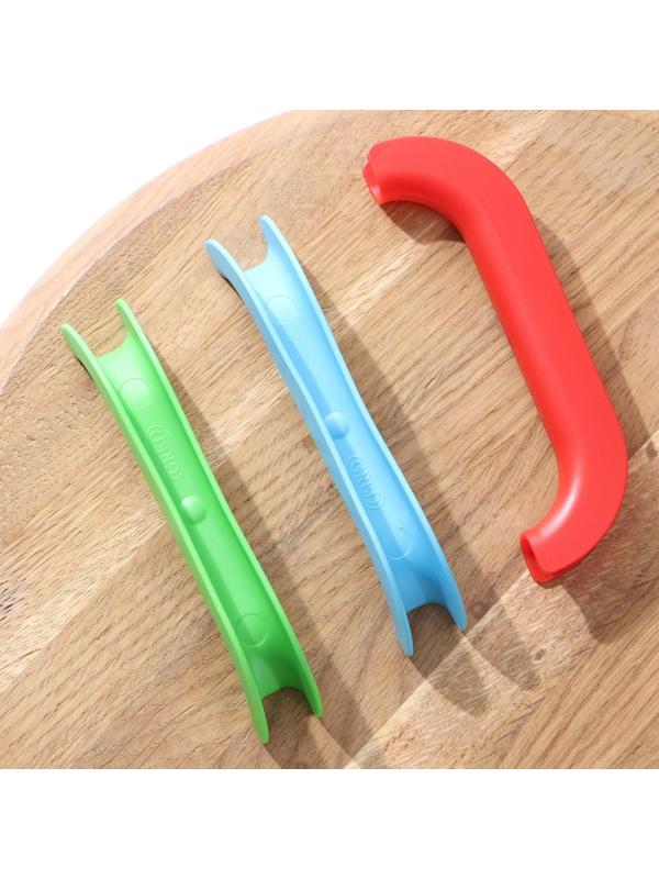 Набор ручек-держателей для пакетов 3 шт, цвет МИКС