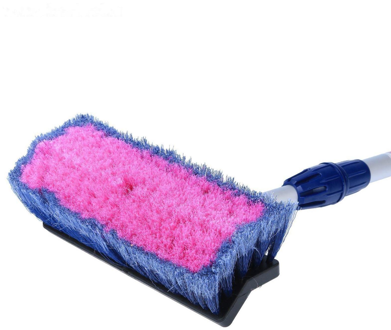 Щетка для мытья CU-606, телескопическая 105-170 см, 2-х секционная