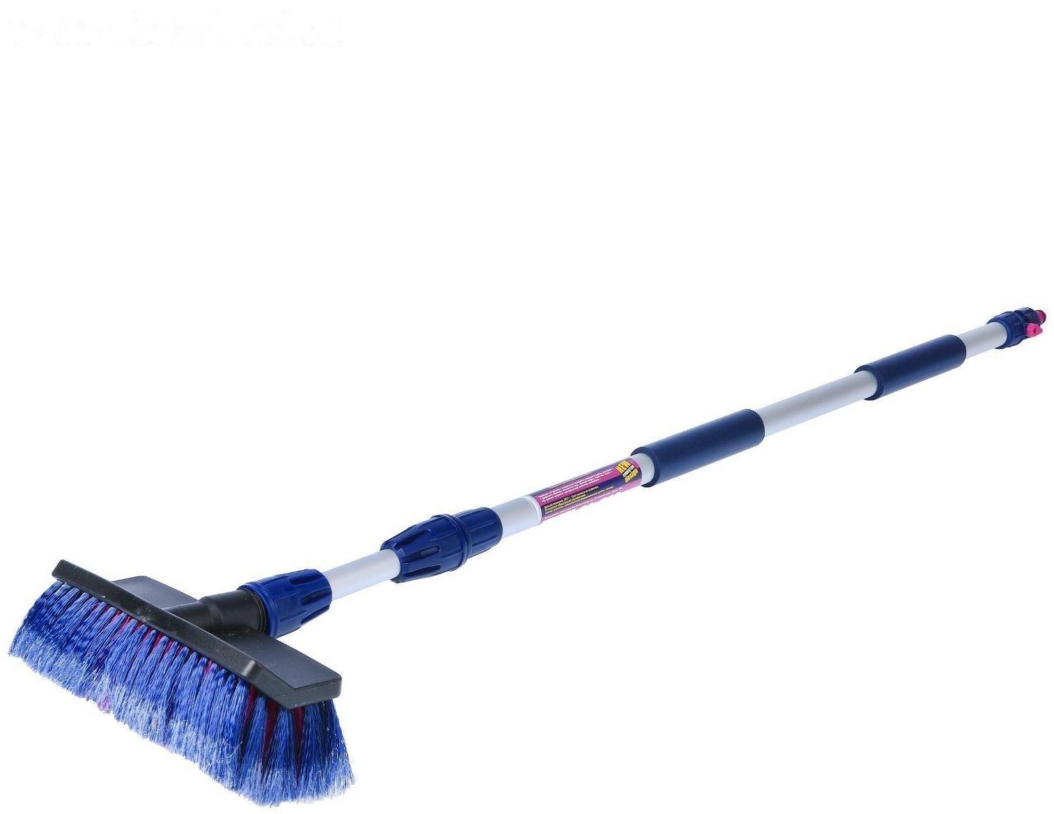 Щетка для мытья CU-606, телескопическая 105-170 см, 2-х секционная