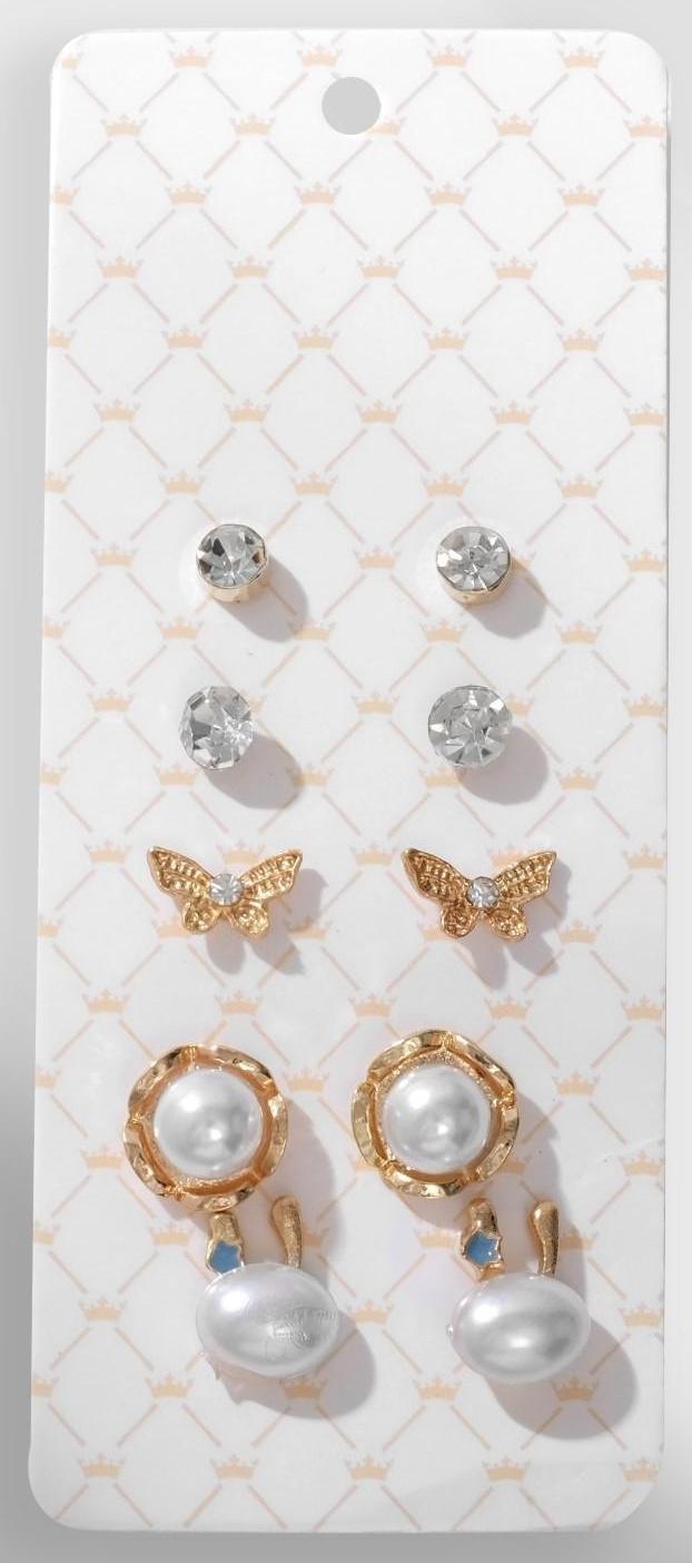 Пусеты 5 пар 