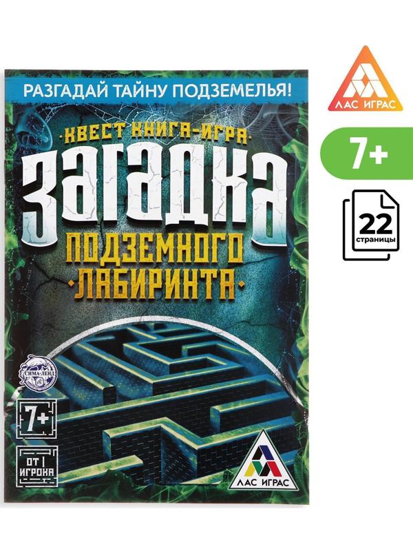 Книга-квест «Загадка подземного лабиринта» версия 1, 7+