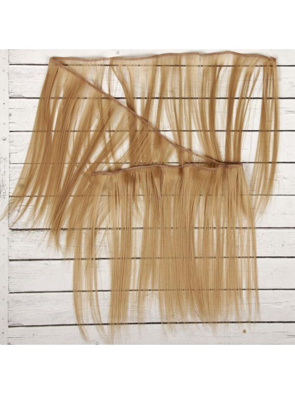 Волосы - тресс для кукол «Прямые» длина волос: 25 см, ширина:100 см, цвет № 16