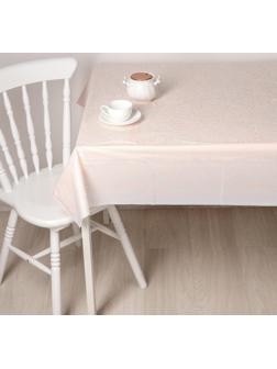 Скатерть без основы многоразовая «Ажур», 110×120 см, цвет бежевый