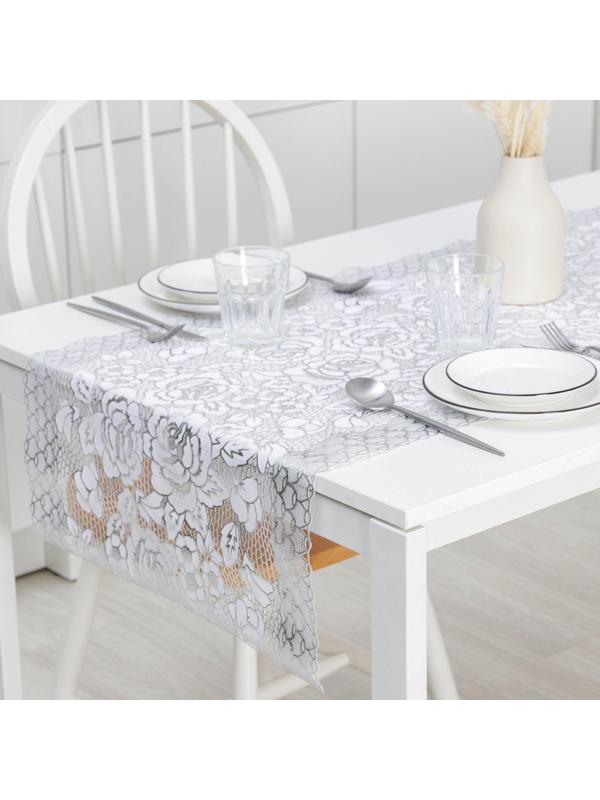 Клеёнка ПВХ «Роуз», ширина 50 см, рулон 20 м