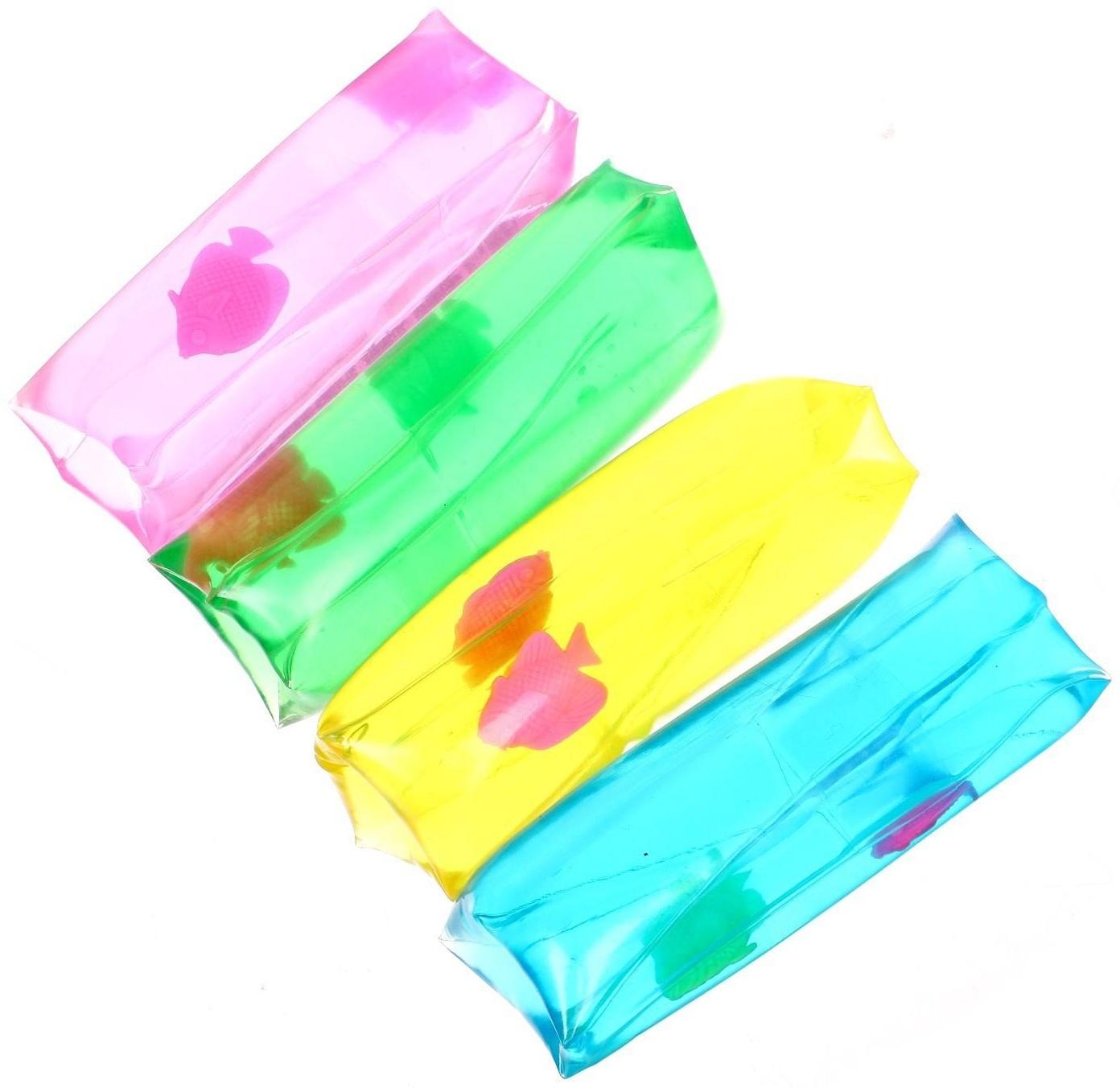 Мялка «Попробуй удержи» рыбки с водой, цвета МИКС