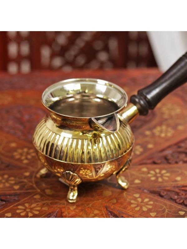 Турка латунь на ножках 200 мл