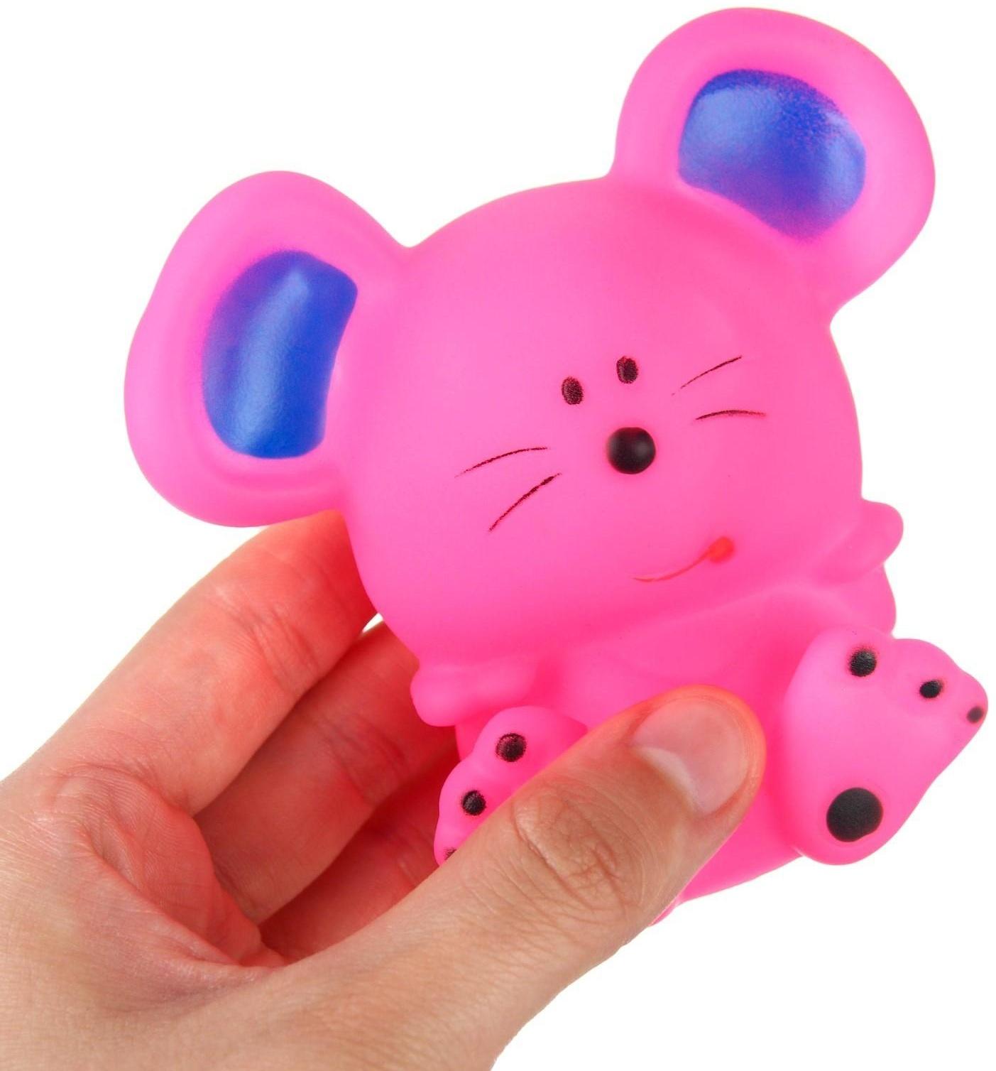 Игрушка для игры в ванной «Мышонок», цвет МИКС