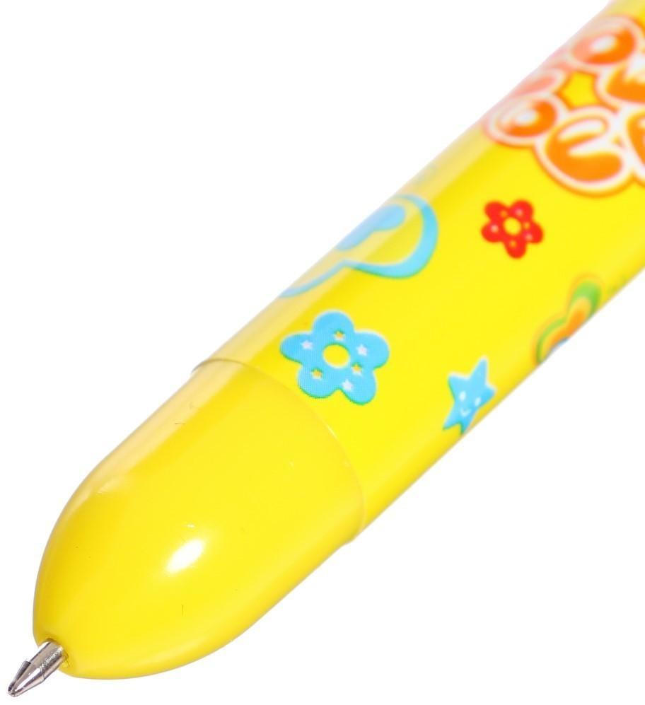 Ручка шариковая Calligrata, автоматическая, 8-ми цветная, МИКС