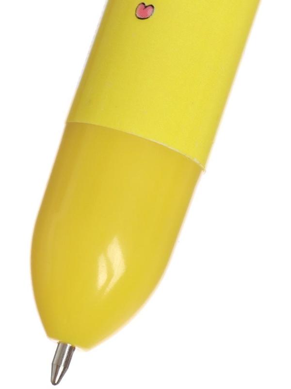 Ручка шариковая Calligrata, автоматическая, 8-ми цветная, МИКС