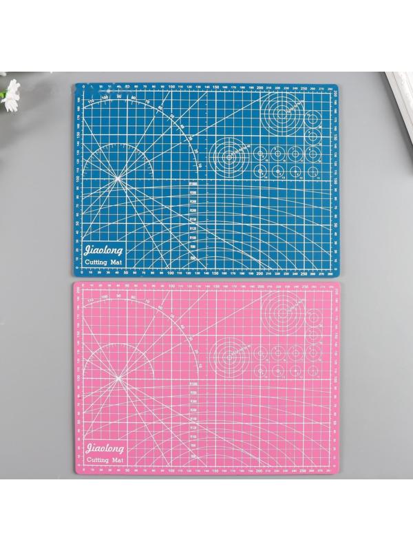 Резиновый мат для творчества цветной А4 МИКС