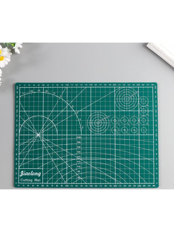 Резиновый мат для творчества цветной А4 МИКС