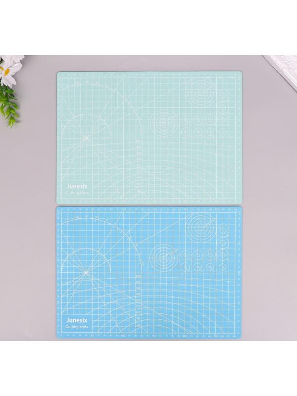 Резиновый мат для творчества цветной А4 МИКС