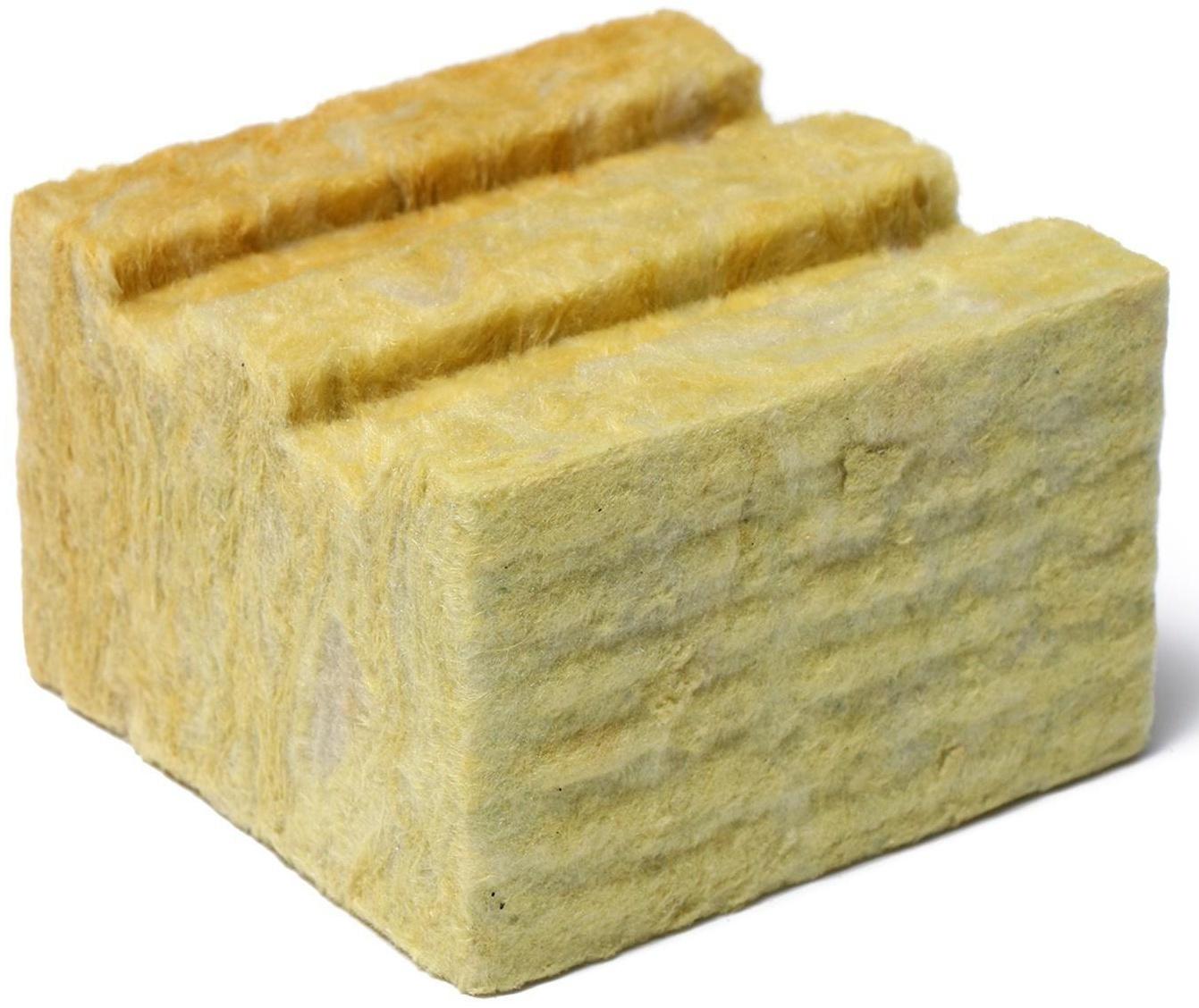 Субстрат минераловатный в кубике, 10 × 10 × 6.5 см, отверстие 15 × 15 мм, «Эковер»