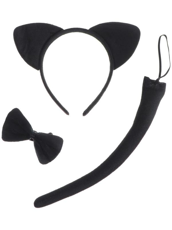 Карнавальный набор «Кошечка» 3 предмета: ободок, бабочка, хвост
