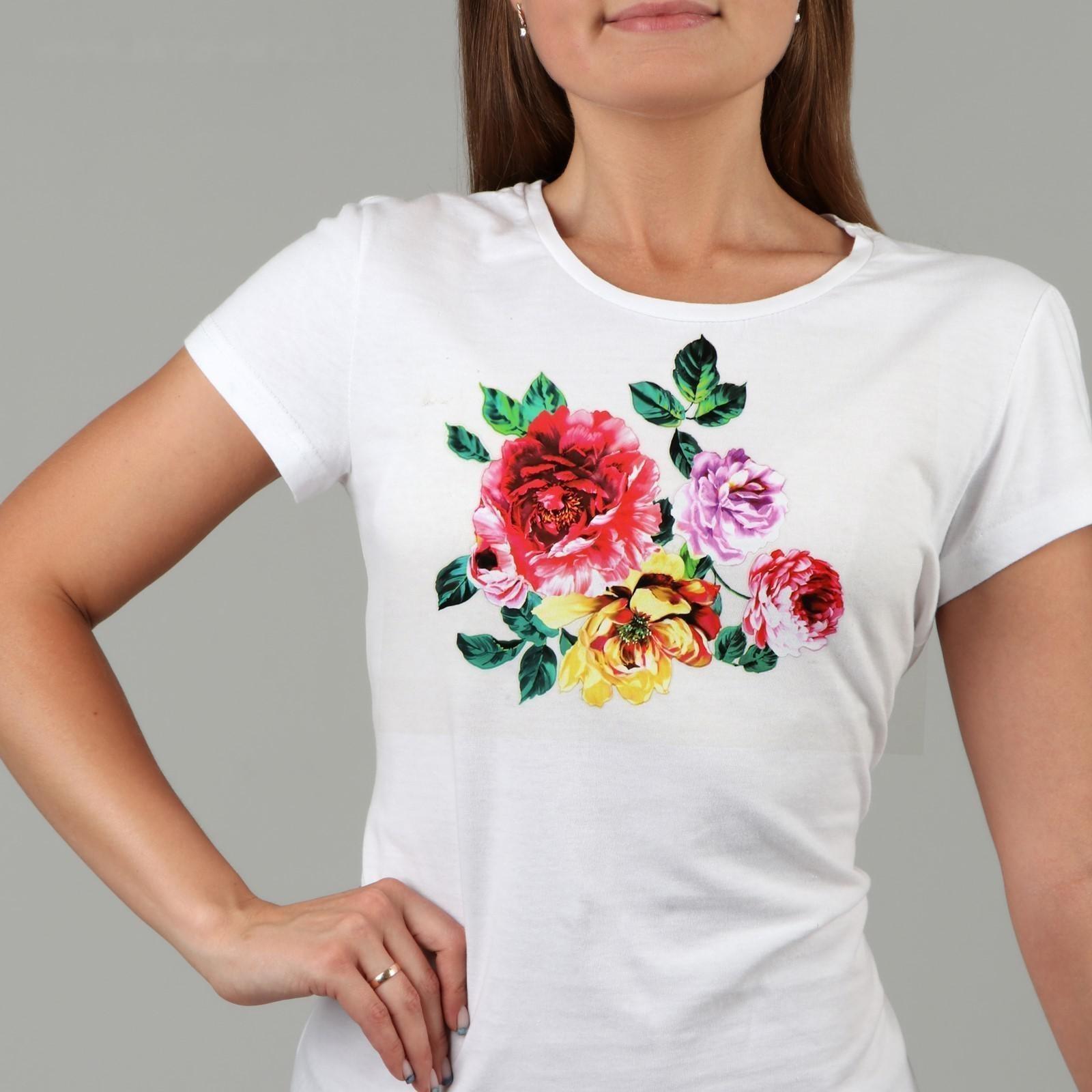 Термотрансфер «Цветы», 17 × 16 см