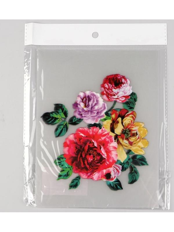 Термотрансфер «Цветы», 17 × 16 см