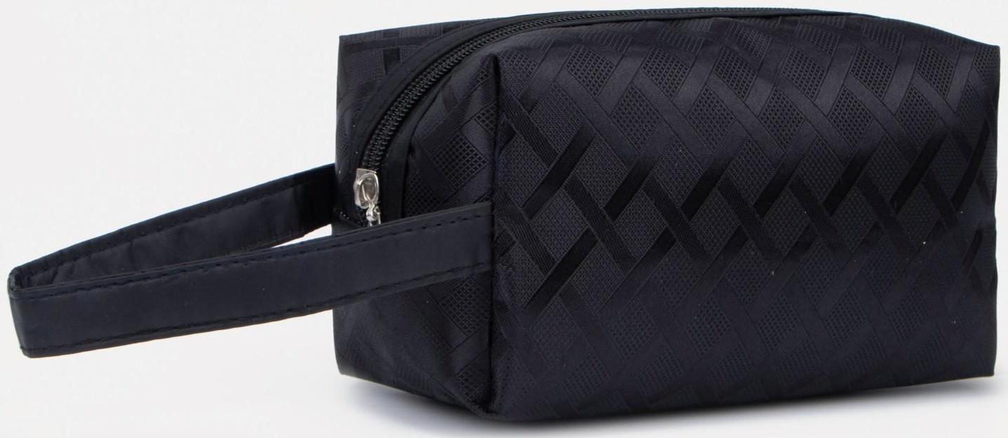 Косметичка на молнии, цвет чёрный