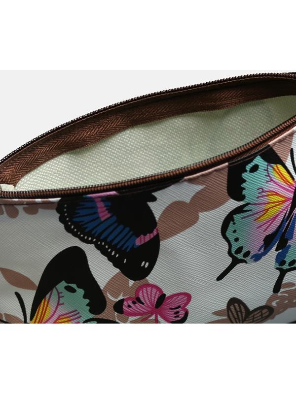 Косметичка на молнии, цвет белый