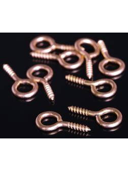 Держатель для кулона винтовой СМ-936, (набор 10шт) 1,4*0,7*0,15см, цвет меди