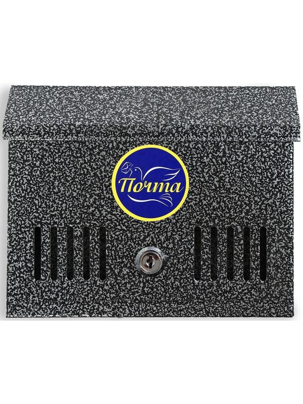 Ящик почтовый с замком, горизонтальный «Мини», серебристый